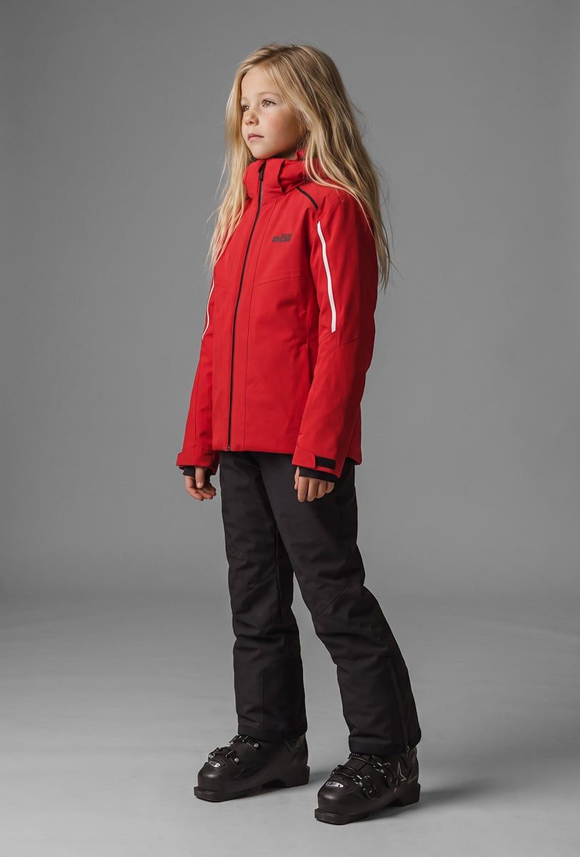 Jaqueta d’esquí infantil Söll RASCH Red – vista lateral - 4