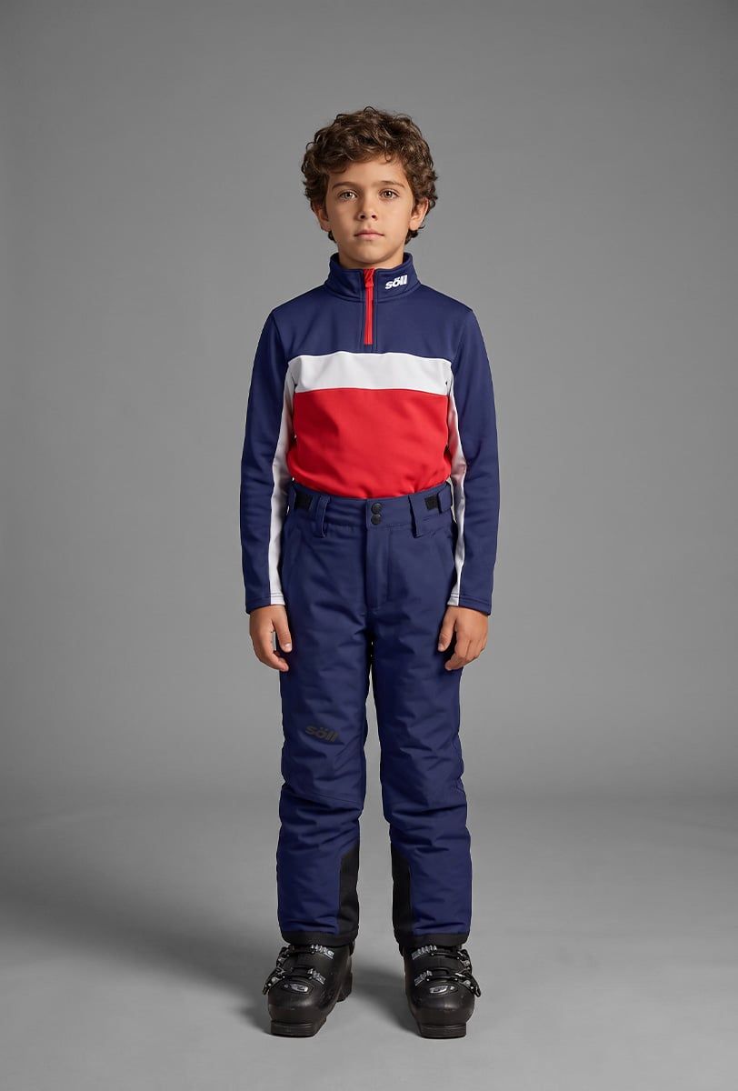 Folre polar esquí infantil Söll BORMIO Red - 1