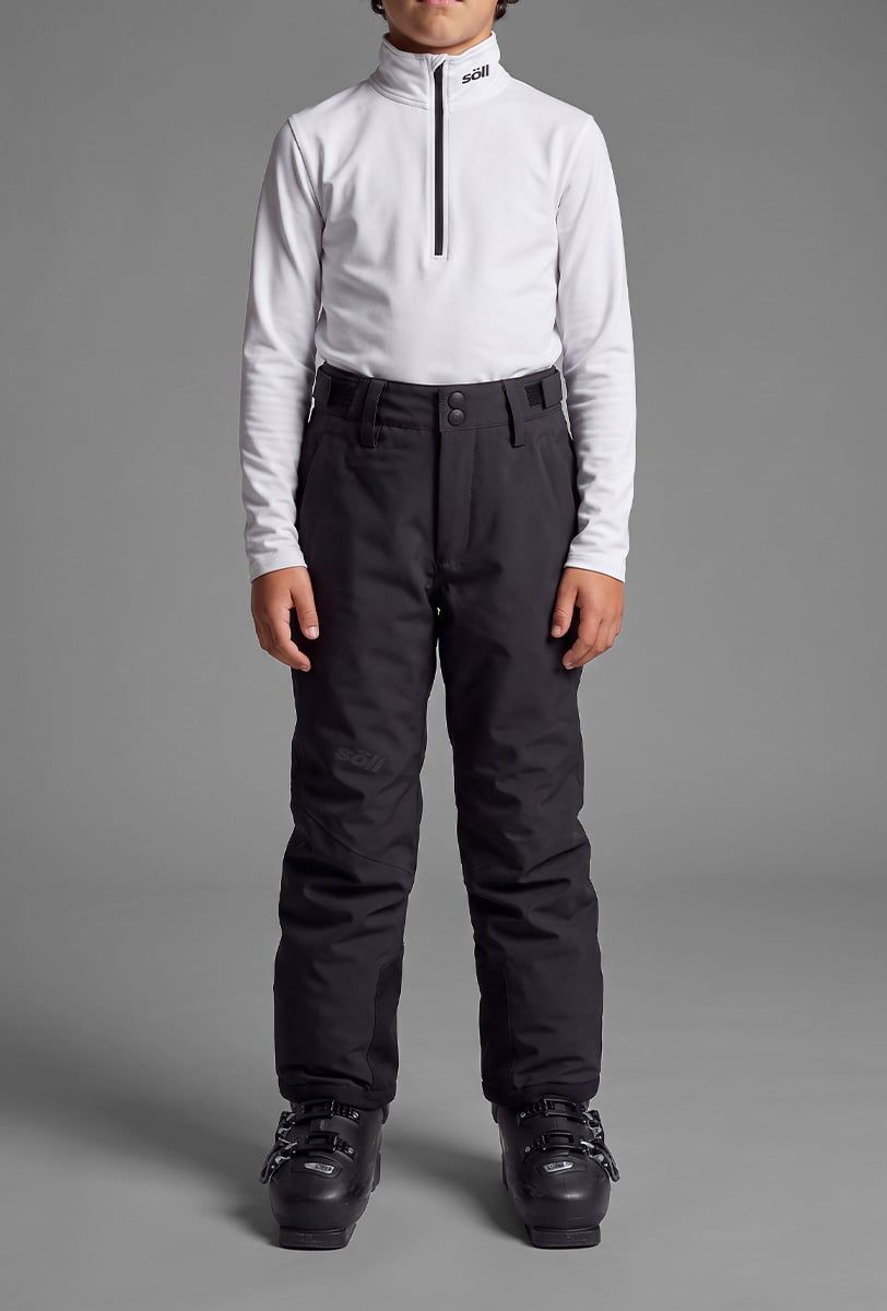 Pantalons d’esquí infantils Söll AGILE Black – detall - 4