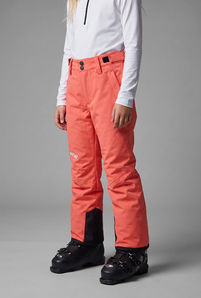 Pantalons d’esquí infantils Söll AGILE Coral – detall - 3