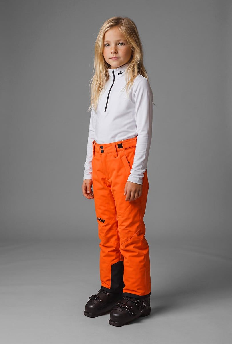 Pantalons d’esquí infantils Söll AGILE Orange - 1