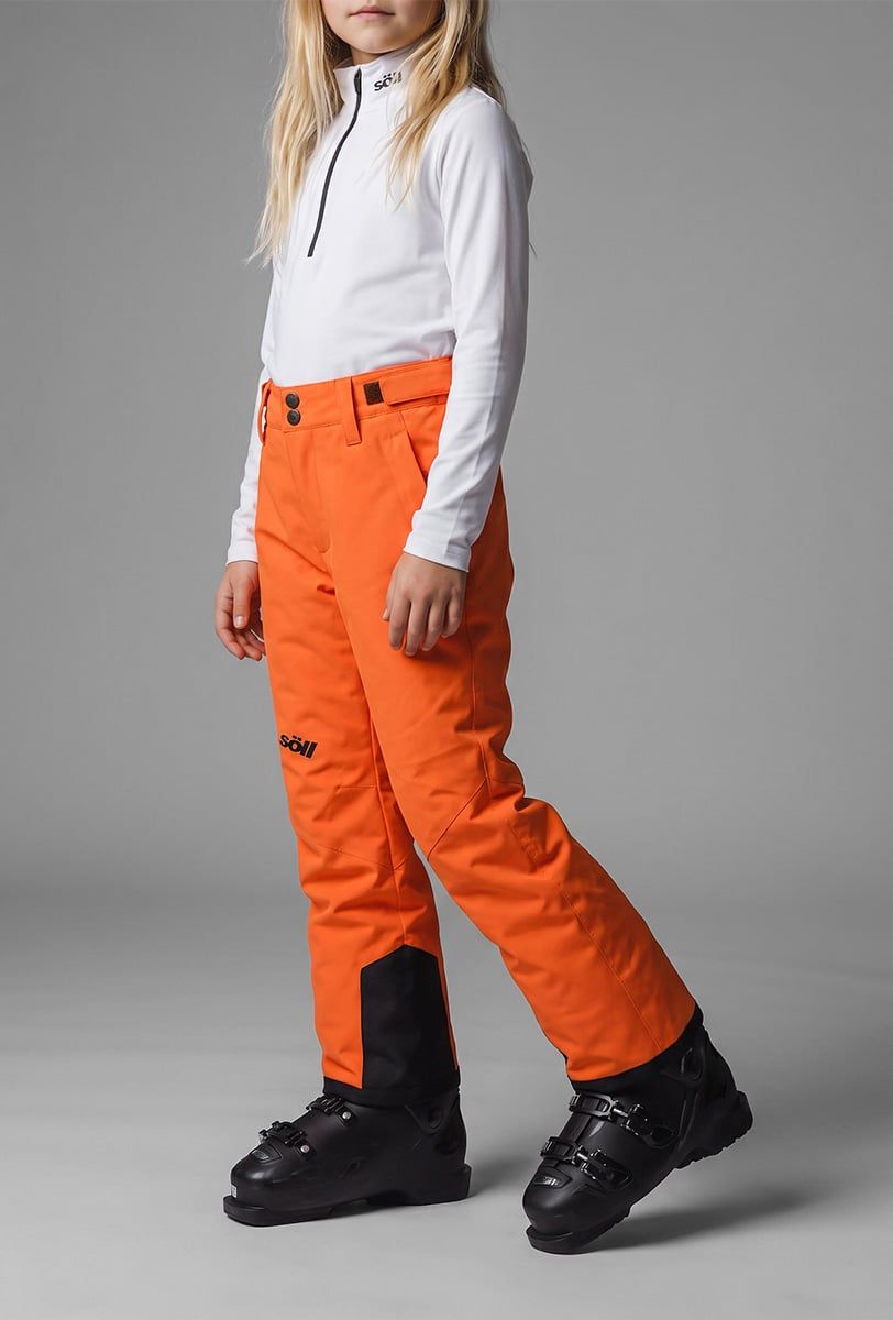 Pantalons d’esquí infantils Söll AGILE Orange – vista lateral - 2