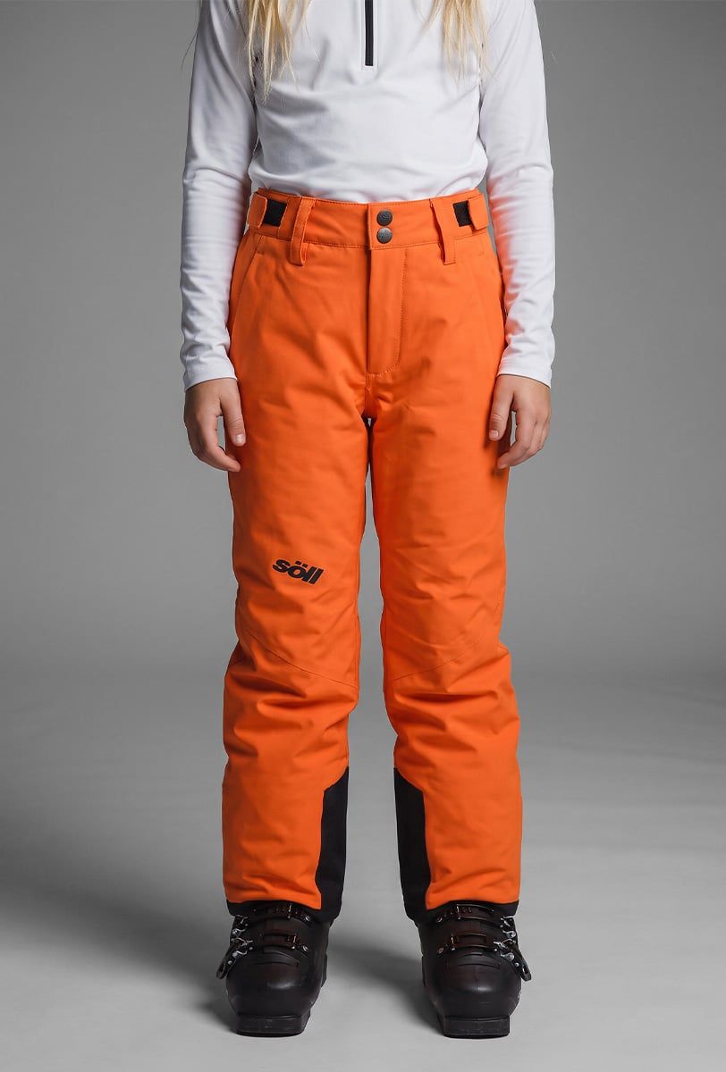 Pantalons d’esquí infantils Söll AGILE Orange – detall - 4
