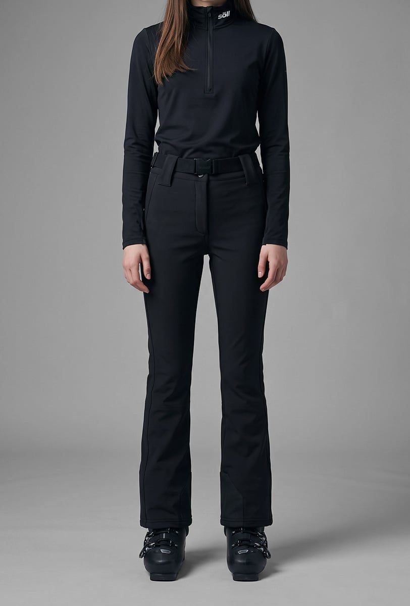Pantalons d’esquí per a noia Söll BLACKNESS Black – detall - 2